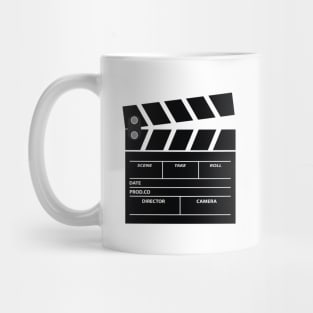 Clapper board director for filmmaking Mug